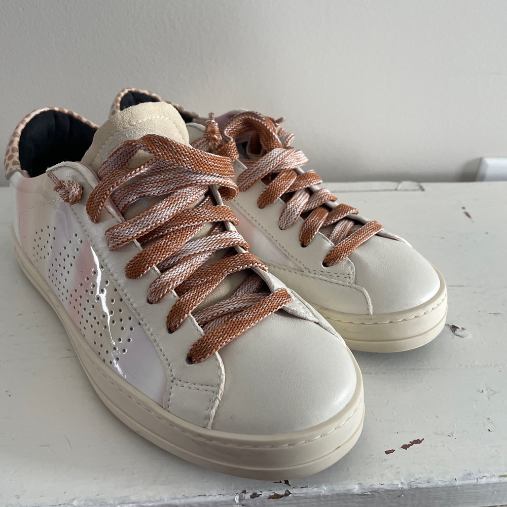 P448 Women's Sneakers in Cream and Pink